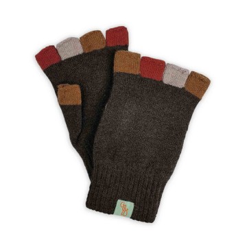 Fingerless Gloves | Fabulous Fagin | Acorn Brown